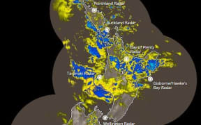 Rainfall in the North Island.