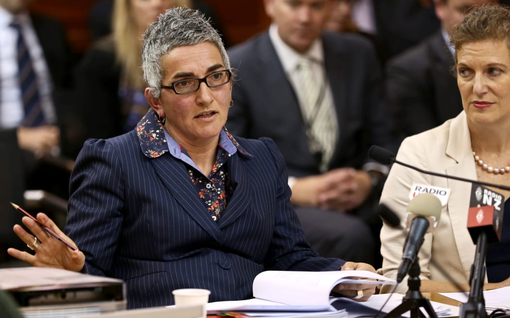 GCSB Acting Director Una Jagose (left) and NZ Intelligence Service Director Rebecca Kitteridge (right).