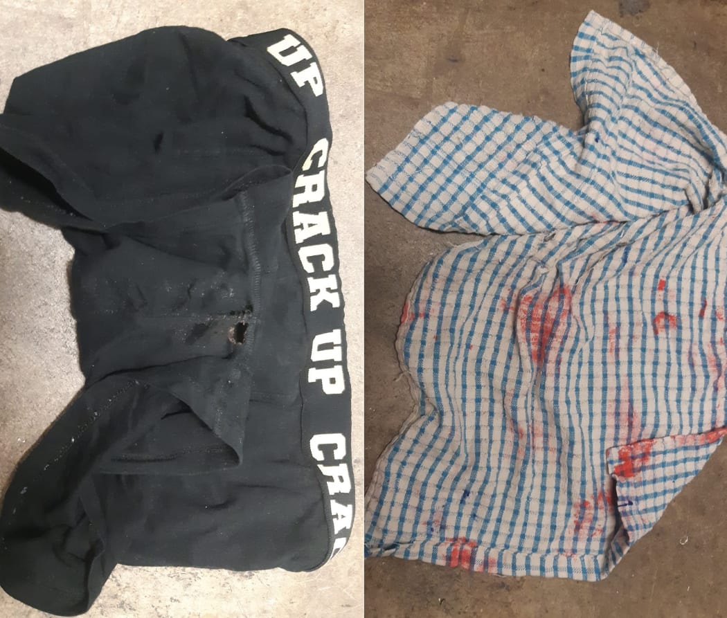 Some of the soiled clothing given in donations to The Koha Shop in Kaikohe.