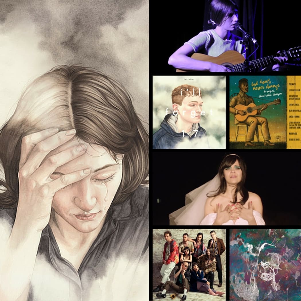 Album covers for RNZ Music's best music of 2016 so far.