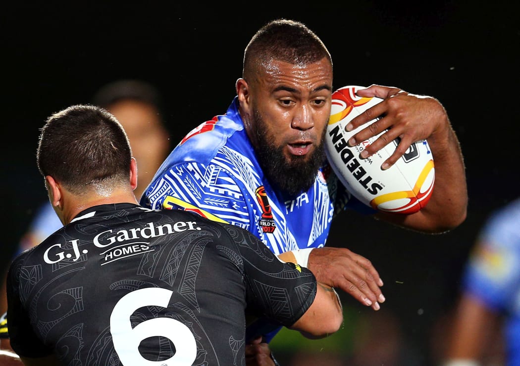Frank Pritchard played for New Zealand at the 2013 Rugby League World Cup before captaining Toa Samoa in 2017.