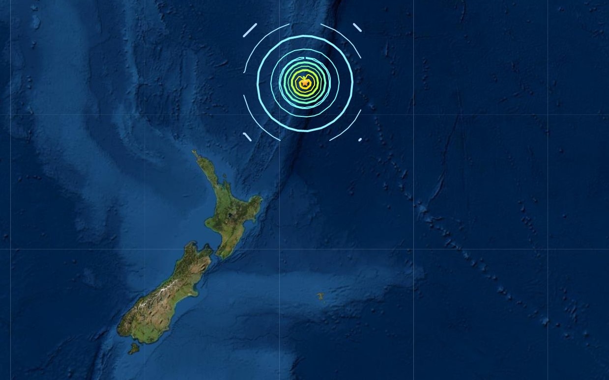 A 7.4 quake struck near the Kermadec Islands on Friday morning. The islands are 800km to 1000km from New Zealand.