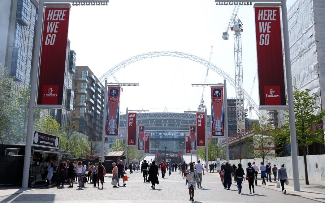 Wembley Stadium.