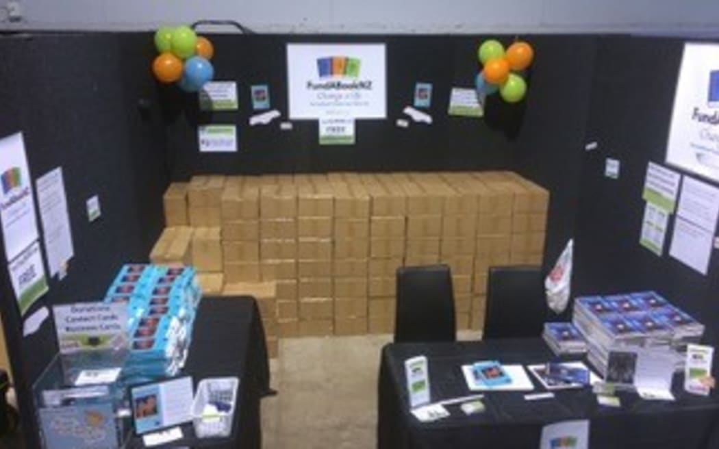 Fund A Book NZ at Armageddon in Auckland.