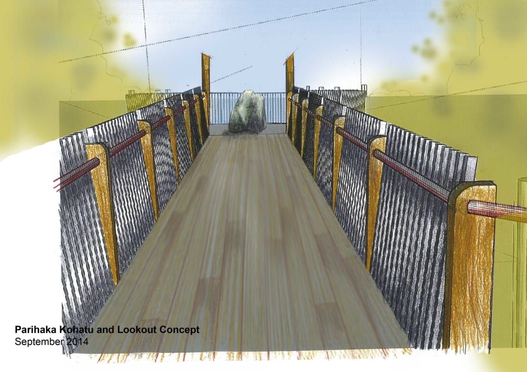 An artist's impression of the new lookout.