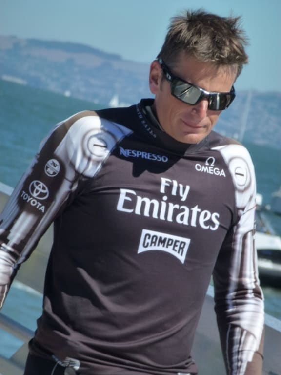 Team New Zealand skipper Dean Barker.