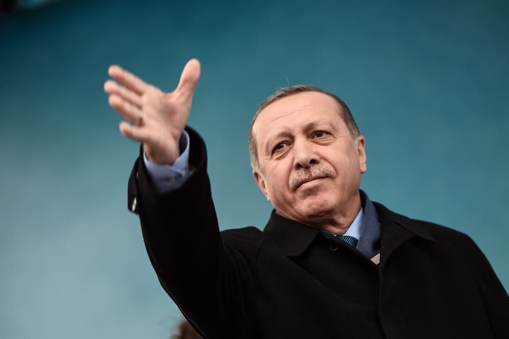 Turkish president Recep Tayyip Erdogan