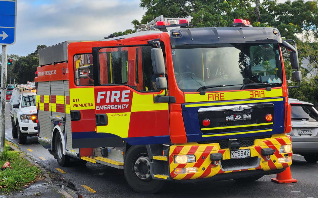 Fire and Emergency crews responded to a fire at a house on Saint Lukes Road, Mt Albert, Auckland on 7 June, 2024.