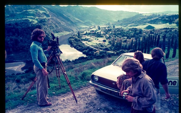 John Toon, Alison Parr and Frank Torley in Jerusalem early 1980s.