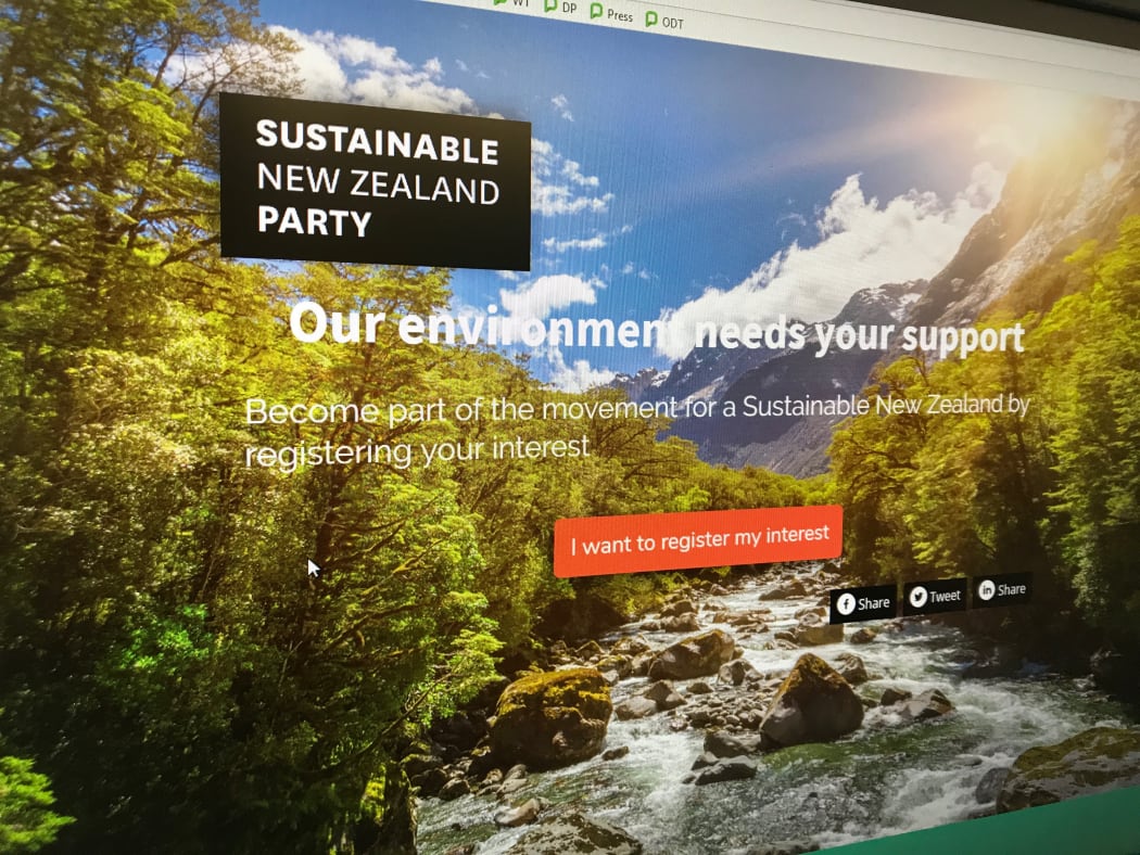 Vernon Tava's Sustainable New Zealand Party website.