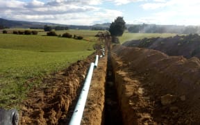 New pipeline installed between the Ōamaru Water Treatment Plant south to Hampden.
