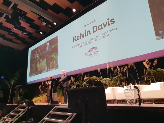 Kelvin Davis at the Criminal Justice Summit.