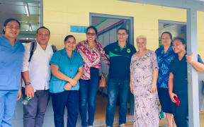 Dr Toakase Fakakovikaetau, third from right, established the ‘Mafu Sai’ (Good Heart) screening programme in 2008.