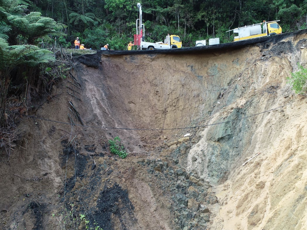 Underslip at Mangamuka Gorge.