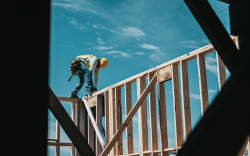 A worker on a construction site.