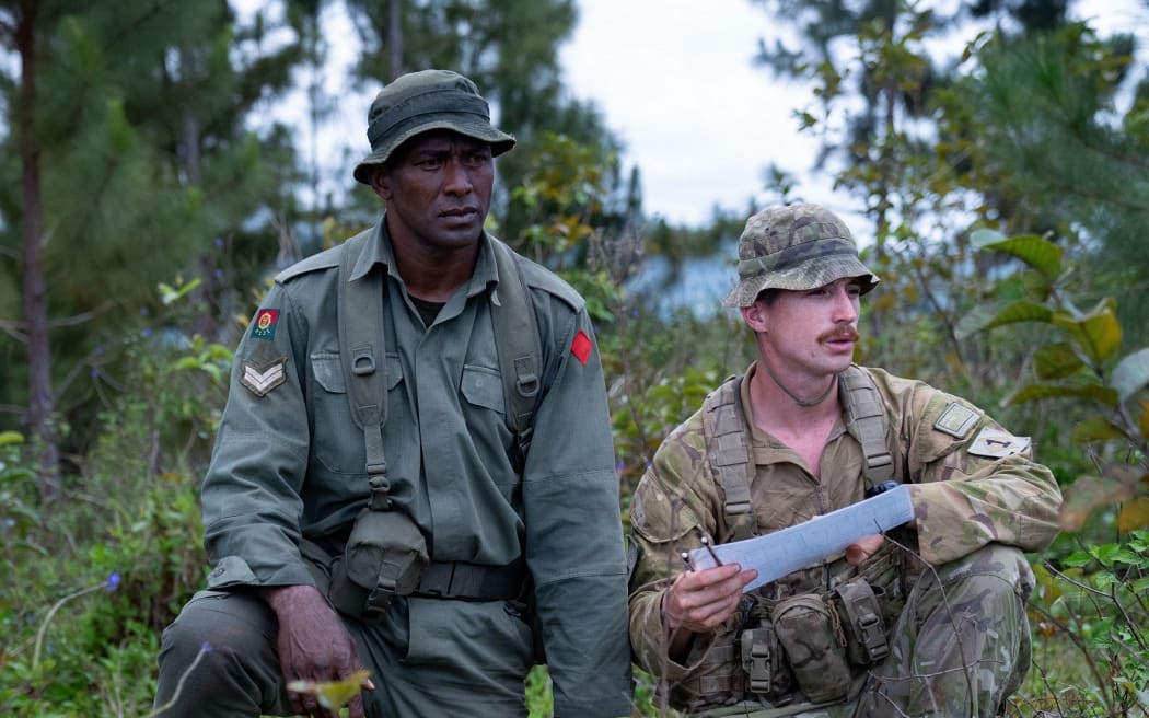 New Zealand Army and Republic of Fiji Military Forces personnel work together in the Nausori Highlands during Exercise Cartwheel 23.