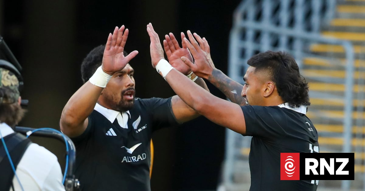 Bledisloe Cup: First-half blitz sees All Blacks take win over Wallabies ...