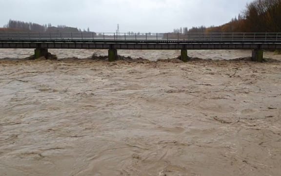 Ashburton River at 2pm this afternoon
