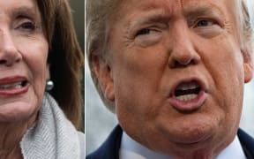 US Speaker of the House Nancy Pelosi and US President Donald Trump.
