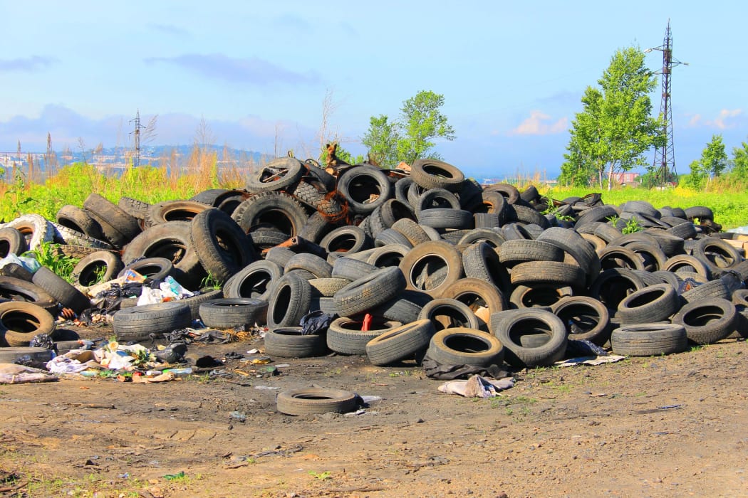 Old car tyres. (File)