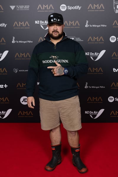 Hori Shaw, winner of the 'People's Choice' award at the Aotearoa Music Awards 2024.