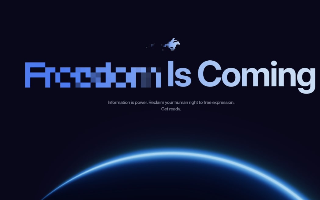 An image of the website freedom.gov