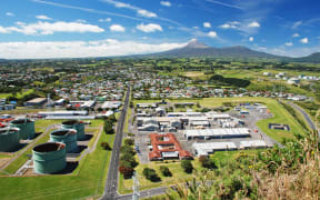 Industrial area of New Plymouth.