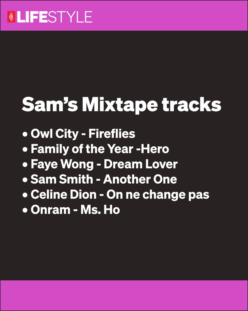 Sam Low Mixtape Tiles