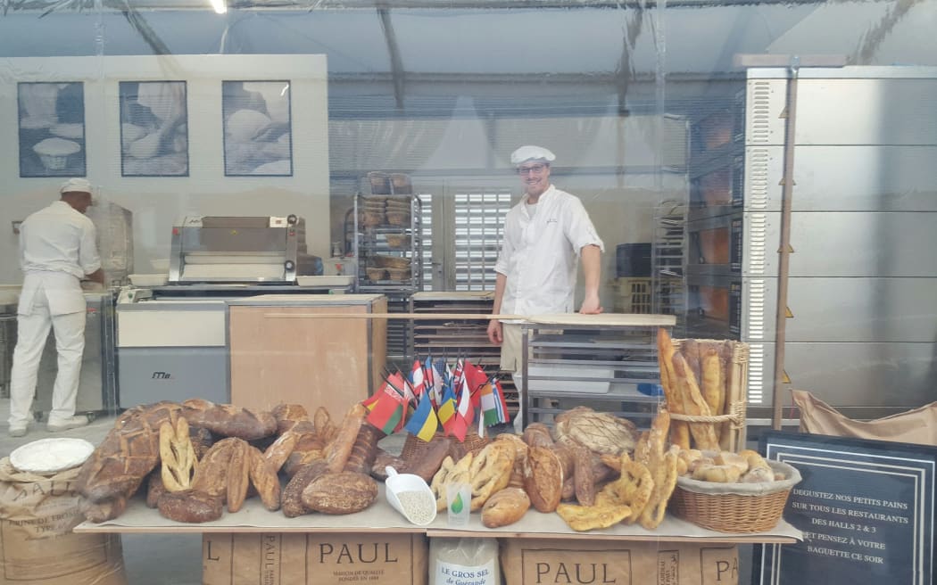 The on-site bakery at COP21.