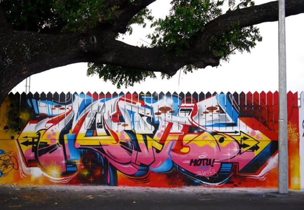 Graffiti art by Charles Williams.