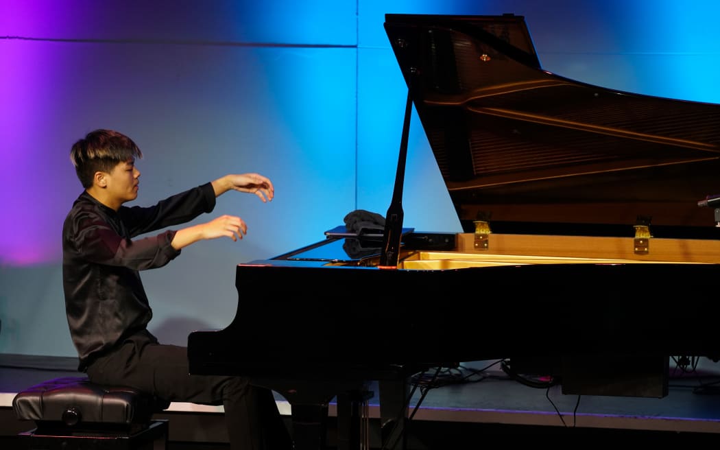 Pianist Tony Yan Tong Chen at the Wakatipu Music Festival.