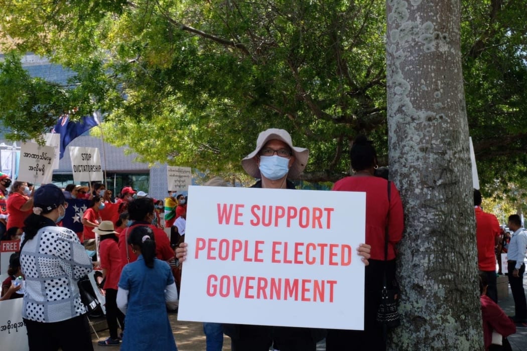 Myanmar community members gather in Auckland