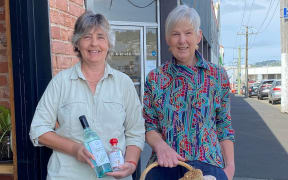 Jenny McDonald (left) and Sue Stockwell - founders of Dunedin Craft Distillers