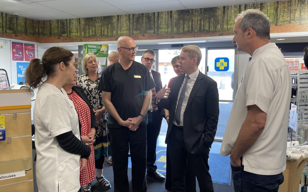 Labour Party election campaign trail in Christchurch on 12 September 2023.