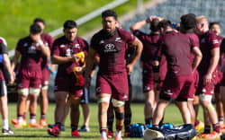 Ardie Savea during All Blacks training.