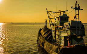 A fishing boat in Thailand.