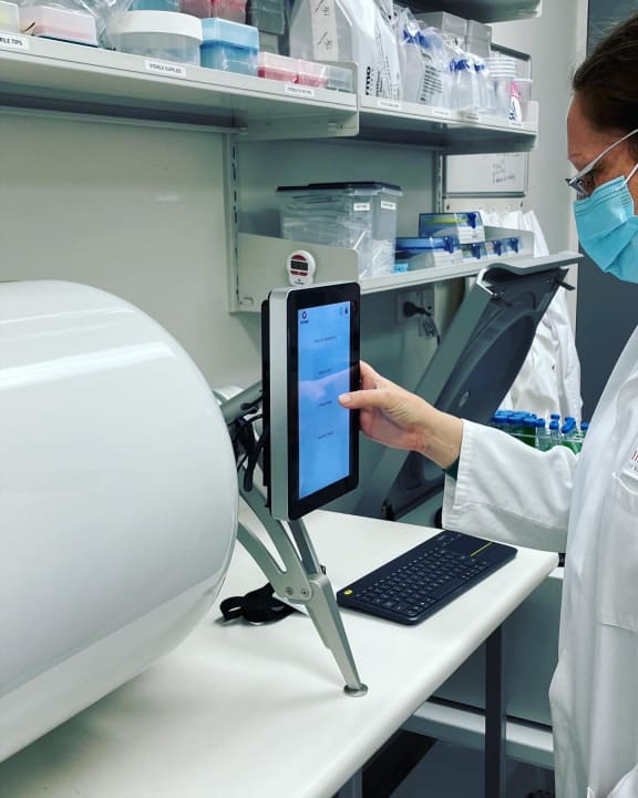 The new Cocoon equipment that will make CAR T-cells.