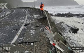 Part of Kapiti Coast sea wall collapsed due to storm damage