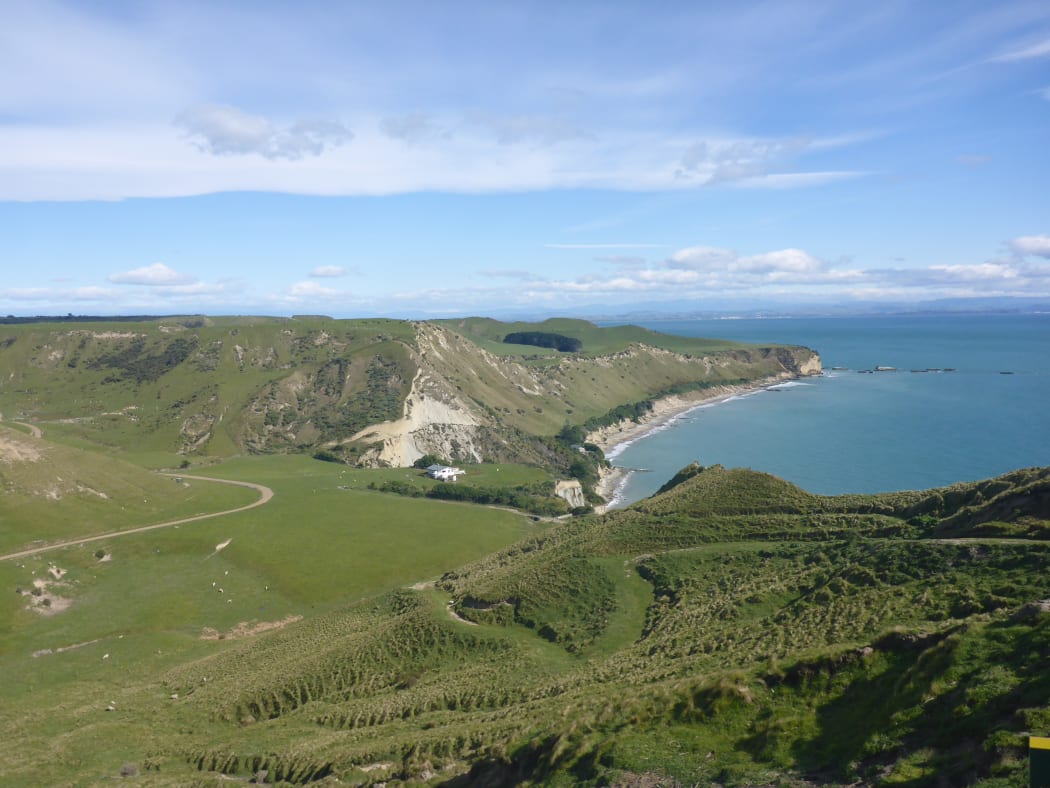Te Kauae a Maui and  two DOC structures that will be used as a base