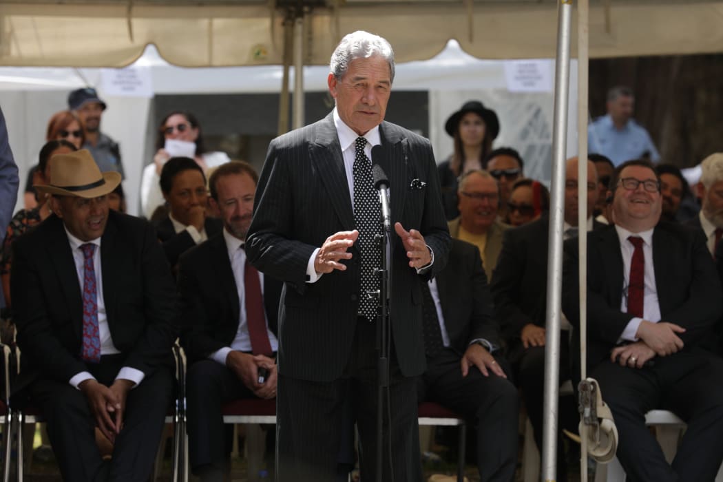 Winston Peters at Waitangi, 4/1/20.