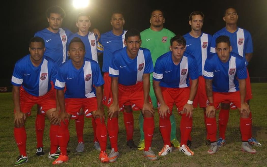 The American Samoa team to face Fiji.