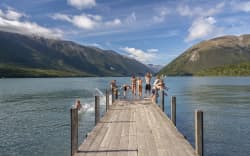 Wharf-goers in Māpua will still be able to jump into the water after a council bylaw was fixed.