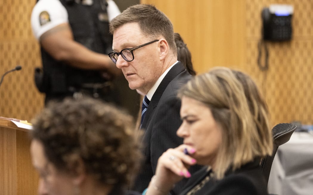 An inquest into the March 15th Terror attack is into its second day in the Christchurch District Court. Pictured: David Boldt - counsel assisting the coroner.
25 October 2023 New Zealand Herald Photograph by George Heard
