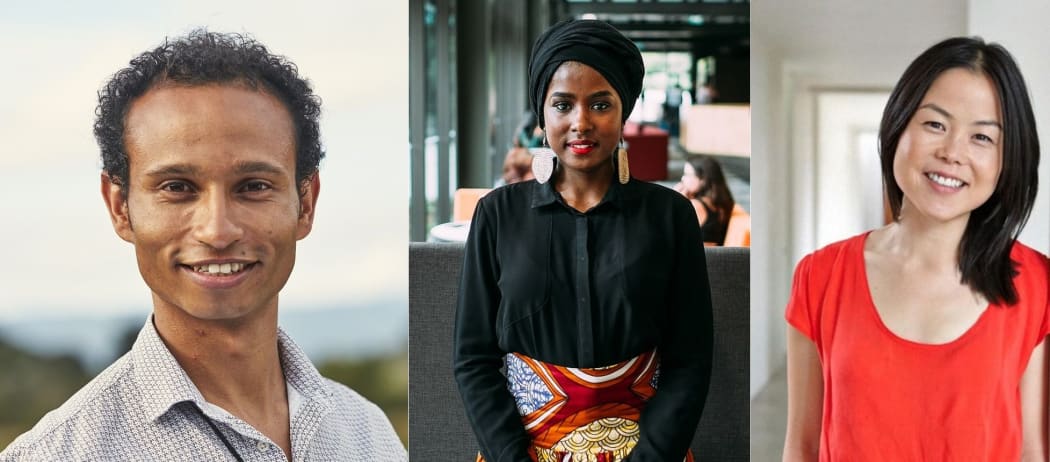 Yoseph Ayele, Fatumata Bah and Lisa King
