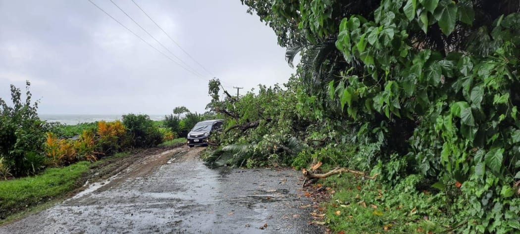 Heavy rain in Samoa causes major flooding and landslides in parts of the country.