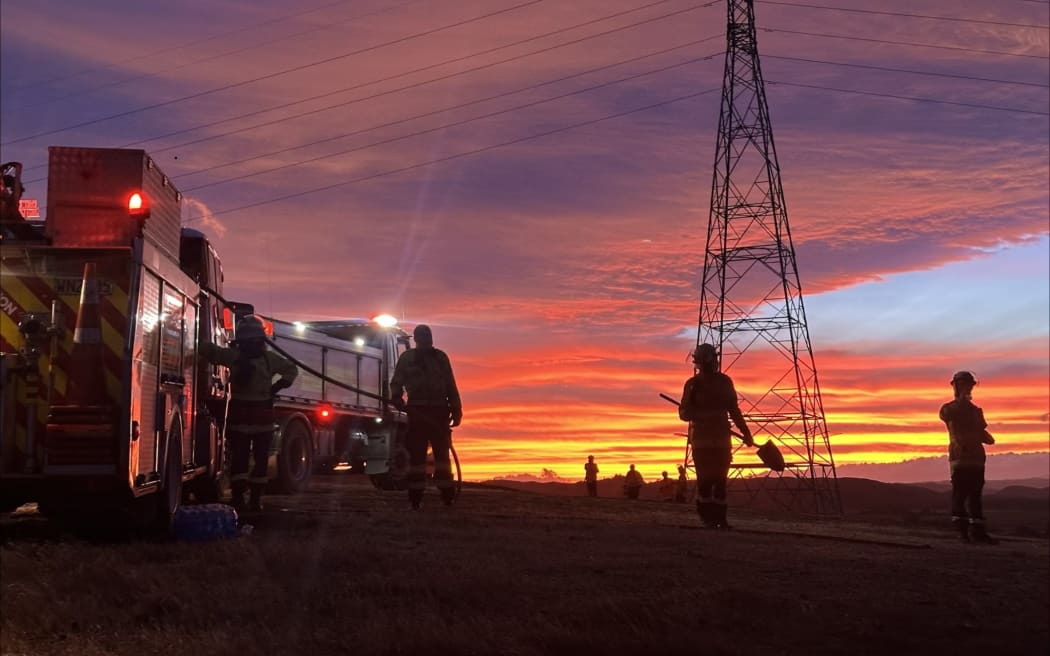 Fernhill scrub fire in Hawke's Bay