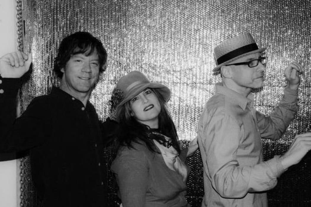 King Missile IV (From L-to-R: Dan West, Azalia Snail and John S. Hall).