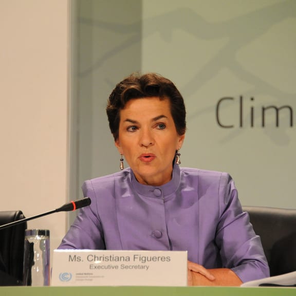 Christiana Figueres, the executive secretary of the UN Framework Convention on Climate Change, or UNFCCC.