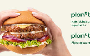 A plant-based 'fake meat' burger from Plan*t