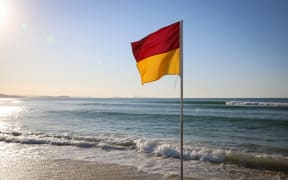 Lifeguard flag, Gold Coast.